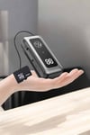 Kablolu Bluetooth Kulaklık Kulak İçi Stereo Mikrofonlu Dijital Göstergeli