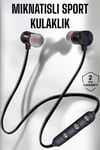 Kablolu Mıknatıslı Sport Kulaklık Bluetooth Bağlantılı
