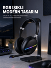 Kablosuz Bluetooth 5.0 Kulaklık RGB Işıklı Tasarım