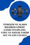 Kablosuz Bluetooth Bağlantılı Kulaklık ve Dokunmatik Ekran Akıllı Saat Arama Cevaplama
