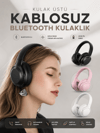 Kablosuz Bluetooth Kulaklık ANC/ENC Destekli Kulak Üstü Yüksek Ses Kaliteli