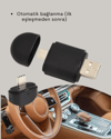 Kablosuz CarPlay ve Android Auto Adaptörü – USB-A & Type-C Girişli Akıllı Dönüştürücü
