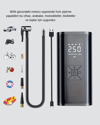 Kablosuz Dijital Lastik Şişirme Pompası LED Işıklı 80W