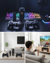 Kablosuz Gamepad Denetleyici Çift Sistem Retro Oyun Konsolu HDMI Uyumlu HD Çıkışlı