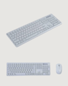 Kablosuz Klavye ve Mouse Seti - Ergonomik Tasarım, Sessiz Kullanım, Geniş Uyumluluk
