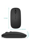 Kablosuz Mouse Fare Şarjlı Bluetooth Wireless Çift Modlu Sessiz