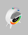Kablosuz Şarjlı Dijital Saat RGB Işıklı Bluetooth Hoparlör Çok Fonksiyonlu