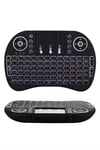 Kablosuz Türkçe Q Klavye RGB Işıklı Televizyon Ps3 Dokunmatik Mouse