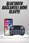 Kablosuz Türkçe Q Klavye RGB Işıklı Televizyon Ps3 Dokunmatik Mouse