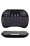 Kablosuz Türkçe Q Klavye RGB Işıklı Televizyon Ps3 Dokunmatik Mouse