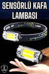 Kafa Lambası El Fenerli Kamp Lambası USB Şarjlı Esnek Lamba