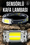 Kafa Lambası Kamp Feneri Balıkçı Feneri Başlıklı Suya Dayanıklı