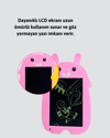 Kağıt Benzeri LCD Yazı Tableti | Tek Tuşla Silme ve Uzun Pil Ömrü