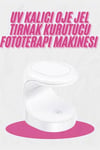 Kalıcı Oje Kurutucu Mini UV Işınlı Taşınabilir Hızlı ve Pratik Oje Kurutucu