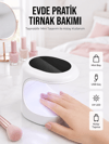Kalıcı Oje Kurutucu Mini UV Işınlı Taşınabilir Hızlı ve Pratik Oje Kurutucu