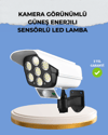 Kamera Görünümlü Solar LED Lamba Hareket Sensörlü Uzaktan Kumandalı Bahçe Duvar Aydınlatması