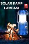Kamp Lambası El Feneri Askılı Büyük Boy USB Şarjlı Işıldak