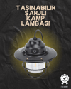 Kamp ve Bahçe İçin Retro LED Fener – Sıcak Işık, Uzun Ömürlü Batarya