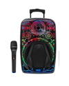 Karaoke Hoparlör RGB LED Işıklı USB FM Radyo Destekli Taşınabilir Speaker