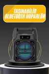 Karaoke Mikrofonlu Fm Radyolu Bluetooth Hoparlör Yüksek Ses Kaliteli