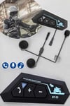 Kask Kulaklık Bluetooth Motosiklet Kulaklık Intercom Su Geçirmez