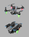 Katlanabilir Drone 1080P Kamera Full HD Çekim Hafif ve Taşınabilir