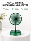 Katlanabilir Mini Fan – 3 Kademeli Soğutma, Şarjlı