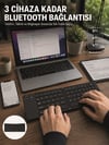 Katlanır Bluetooth Klavye Telefon Tablet Laptop Uyumlu Kablosuz Klavye