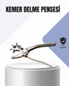 Kemer Delme Pensesi Çok Amaçlı 6 Farklı Delik Boyu Ayarlı Deri Delme Aleti