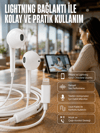 Konforlu Ergonomik Kare Tasarımlı Müzik ve Çağrı Kulaklığı Yeni Nesil