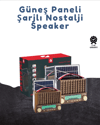 KTF-1428 Taşınabilir Güneş Enerjili Bluetooth Radyo Hoparlör – Şarjlı, Radyo, MP3, AUX Girişli