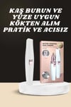 Kulak Burun ve Yüz Epilasyon Aleti ve Yüz Masaj Aleti İkili Cilt Bakım Seti