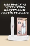 Kulak Burun ve Yüz Epilasyon Aleti ve Yüz Masaj Aleti İkili Cilt Bakım Seti