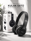 Kulak Üstü TF Kart ve AUX Destekli Ergonomik Bluetooth Kulaklık