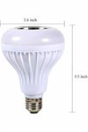 Kumandalı RGB Led Işık Bluetooth Hoparlör Ses Lambası Renkli Ampul