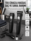 Lazer Epilasyon Öncesi Kısaltma Şarjlı Saç Sakal Tıraş Makinesi Ense Kesme Makinesi