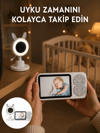 LCD Ekranlı Bebek İzleme Kamerası Ninnili Gece Görüşlü Güvenlik Sistemi Yeni Nesil