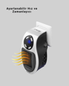 LED Ekranlı Ayarlanabilir Sıcaklık Mini Priz Isıtıcı Sessiz