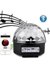 Led Işık Disko Topu Bluetooth Hoparlörlü USB Müzik Çalar Kumandalı