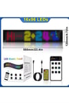 Led Matrix Bluetooth Bağlantılı Araç Camına Uygun Pixsel Görünümlü 16X96 pixel