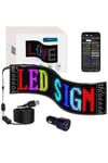LED Matrix Panel RGB Ekran Kumandalı  Araç Camına Uygun