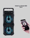 LED Parti Işıklı Bluetooth Hoparlör