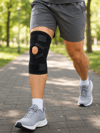 Ligament Destekli Dizlik Ayarlanabilir Cırtlı Açık Patella Diz Destekliği