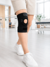 Ligamentli Diz Desteği Kısa Dizlik Ayarlanabilir Cırtlı Açık Patella Tasarım