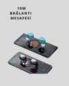 M22 Bluetooth 5.1 Kulaklık – Gelişmiş Gürültü Engelleme ve HD Çağrı