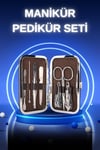 Manikür Pedikür Seti 7 Parça Tırnak Mantarı Tırnak Batığı Temizleme Taşınabilir Çanta