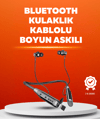 Manyetik Başlıklı Bluetooth Kulaklık – 120 Saat Şarjlı, Konforlu Tasarım