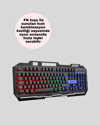 Mekanik LED Gaming Klavye Mouse Seti – Yüksek Tepki ve Ergonomi