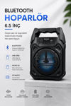 Mikrofonlu Bluetooth Ses Sistemli USB, Micro SD, FM ve Uzun Pil Ömrü