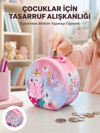 Mini Çocuk Para Kasası Güvenli Kilitli Birikim Kutusu